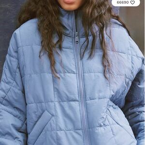 FP Movement by Free People Blue Puffer Jacket
